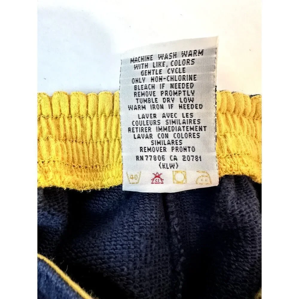 Vintage 2000 Y2K Tommy Hilfiger Pants Navy Sailor Cotton - Kids Size 4
